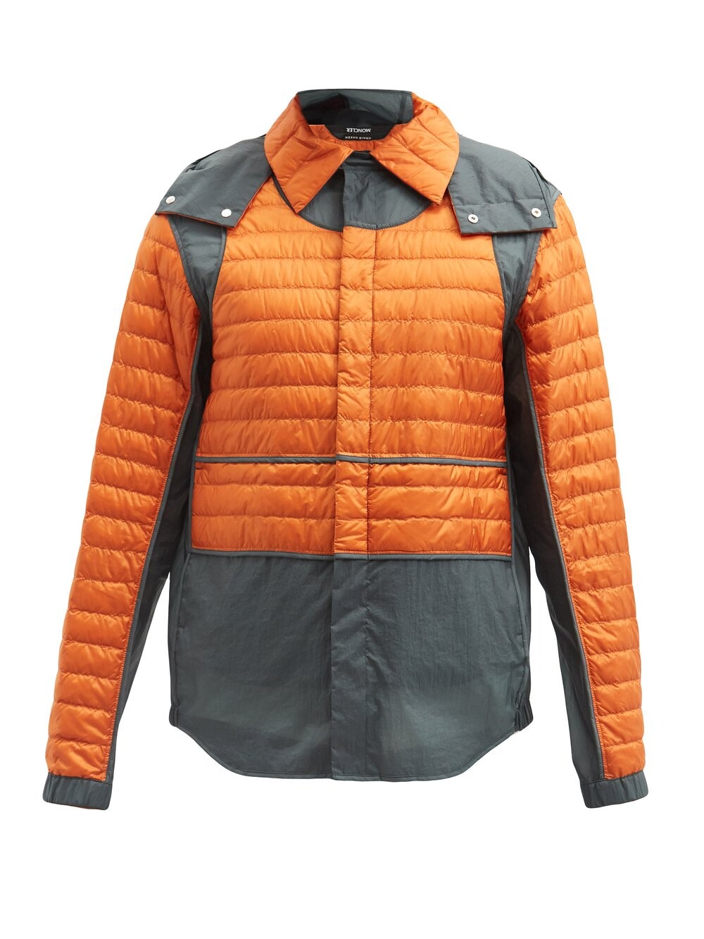 

Техническая рубашка chrysemys со стегаными вставками Moncler, оранжевый
