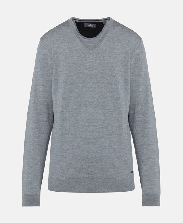 

Джемпер из мериносовой шерсти Ragman, цвет Medium Grey