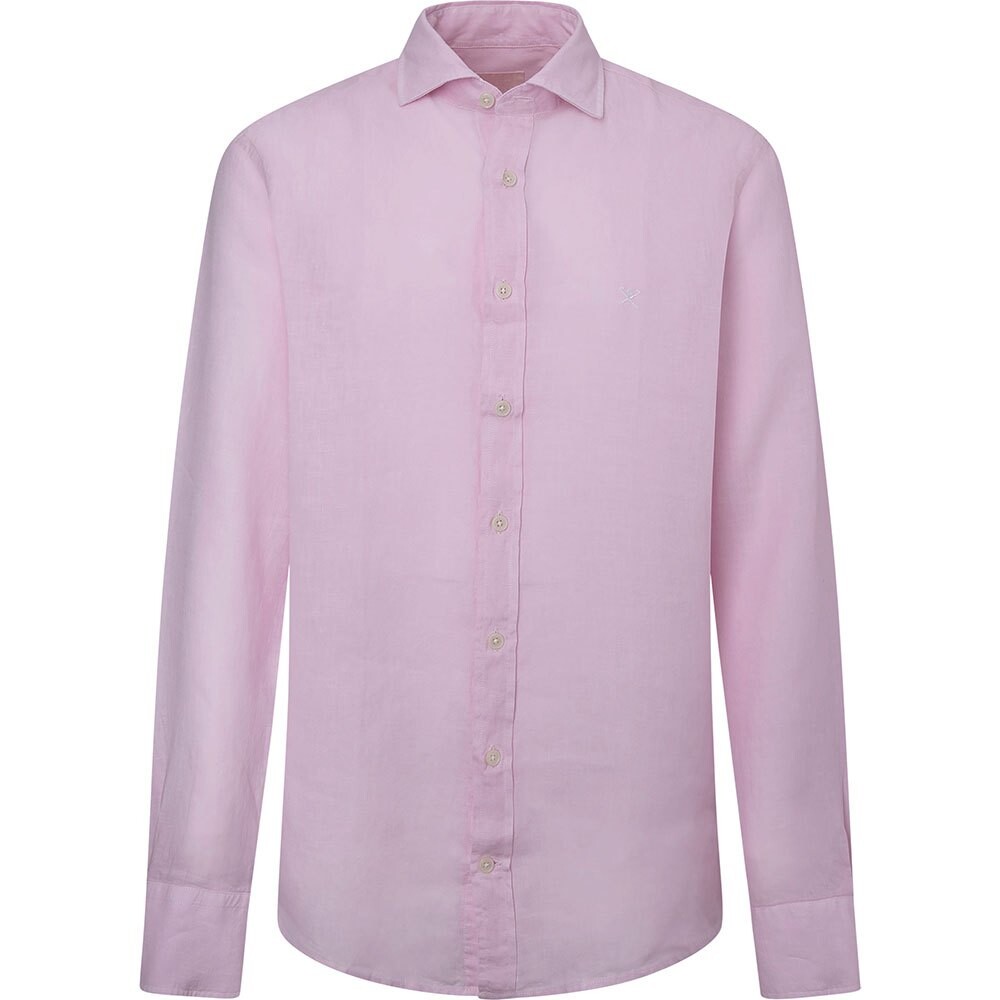 

Рубашка Hackett Garment Dyed K, розовый