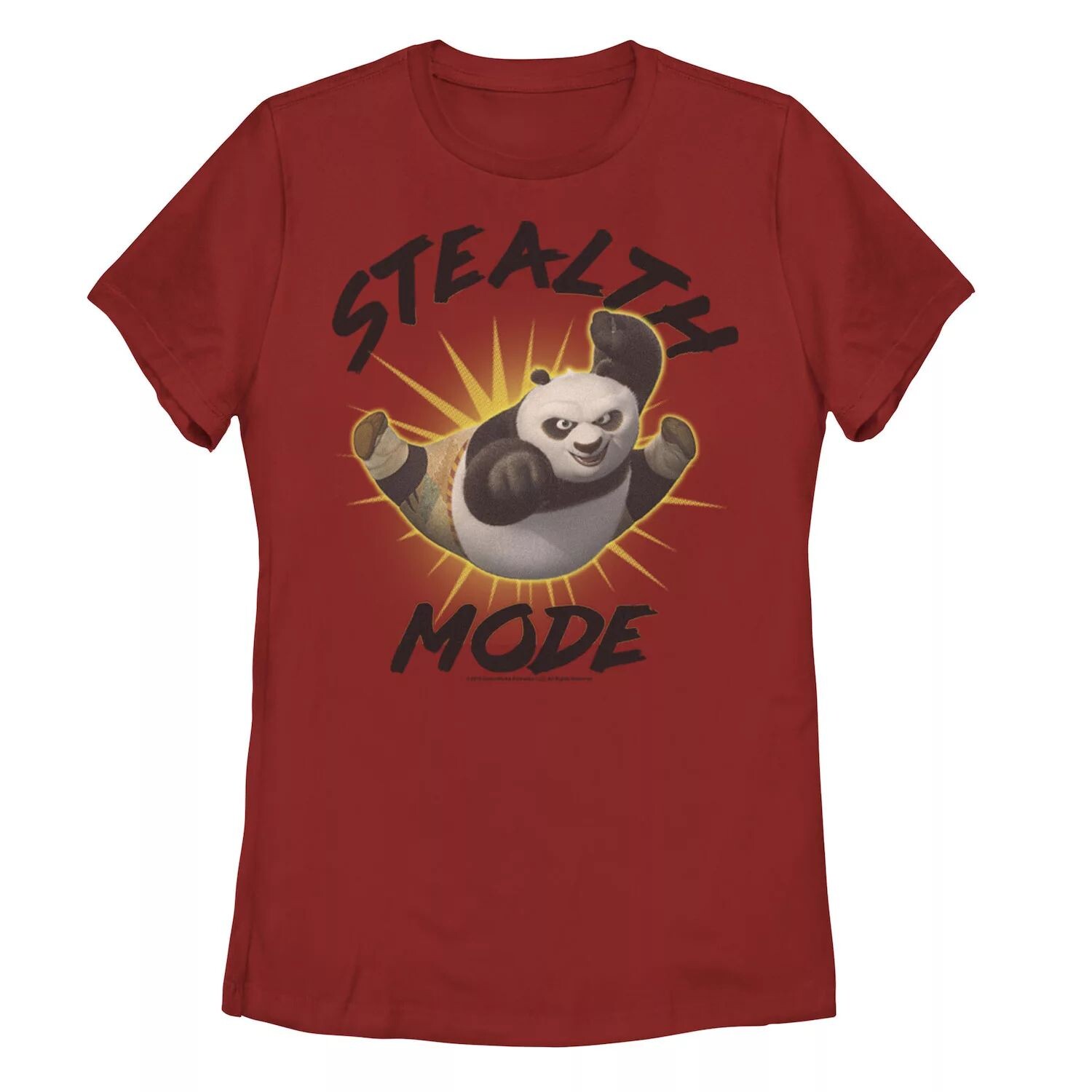 

Детская футболка Kung Fu Panda Stealth Mode Po с портретным рисунком Licensed Character