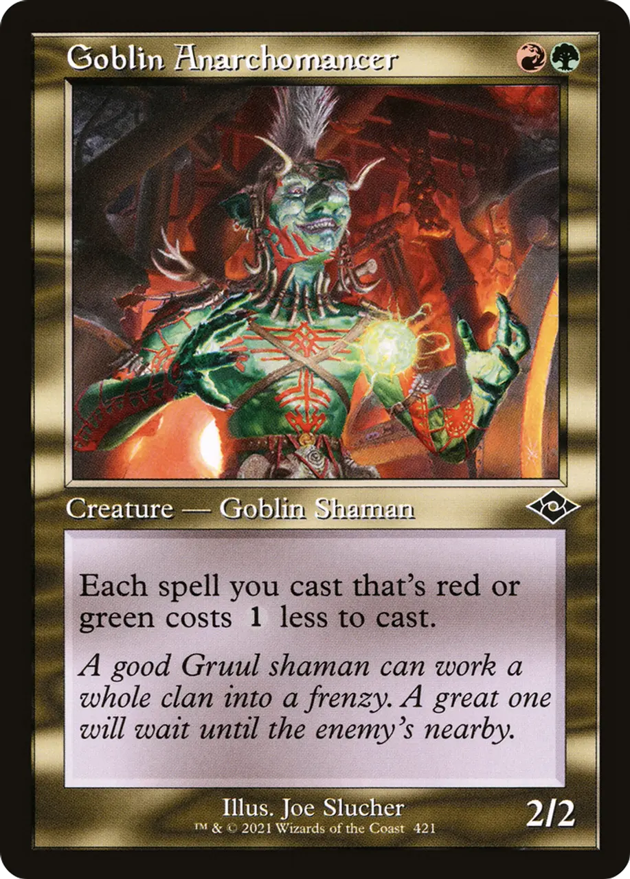

Карточная игра Goblin Anarchomancer (Retro Frame) Foil