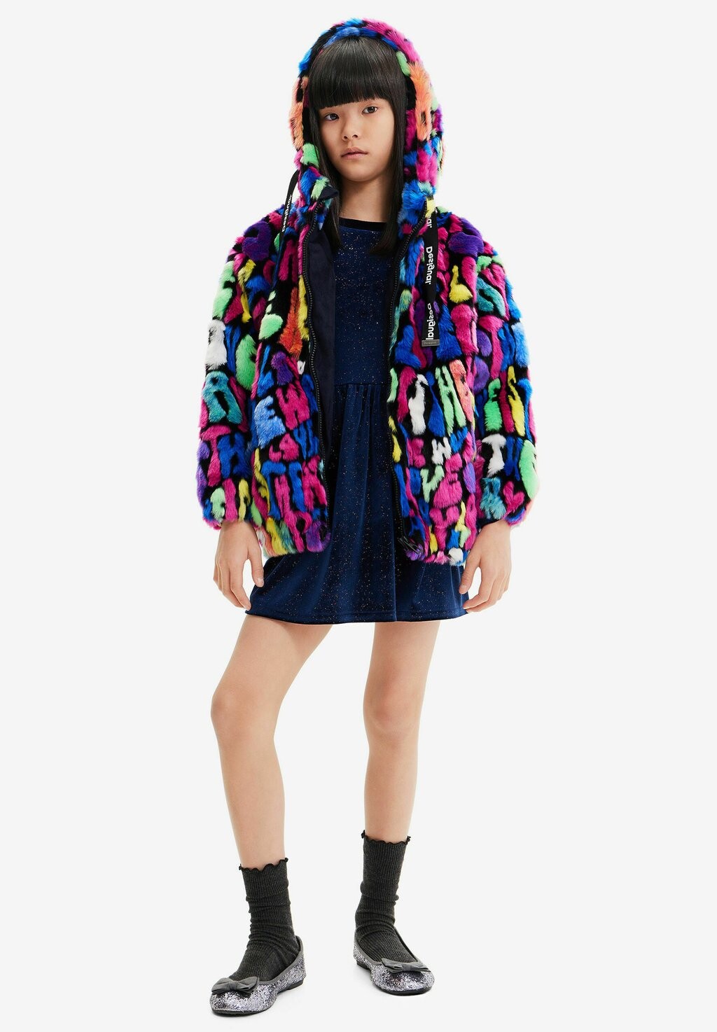 

Зимняя куртка Desigual, цвет multi coloured