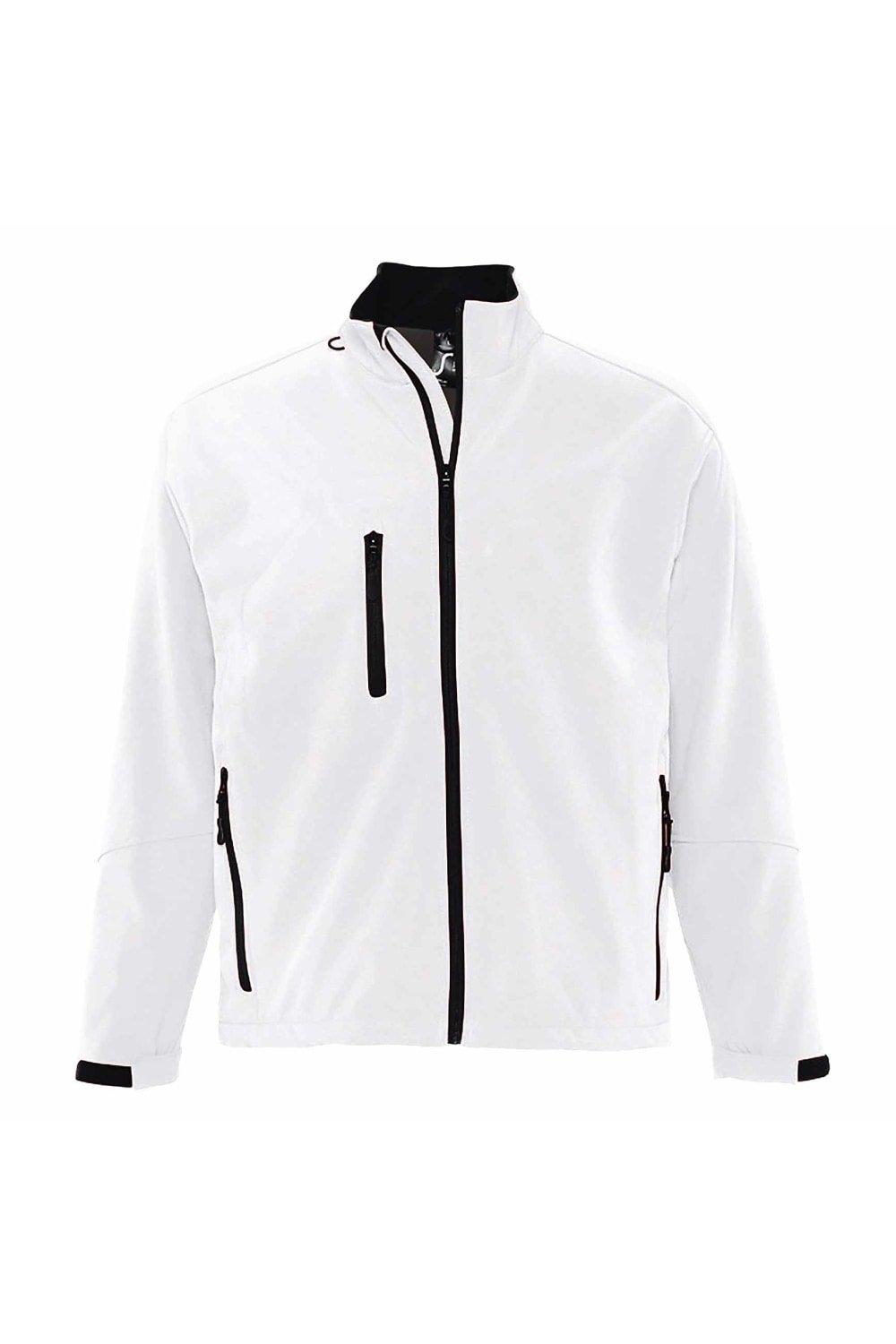 Куртка Relax Soft Shell (дышащая, ветрозащитная и водостойкая) SOL'S, белый