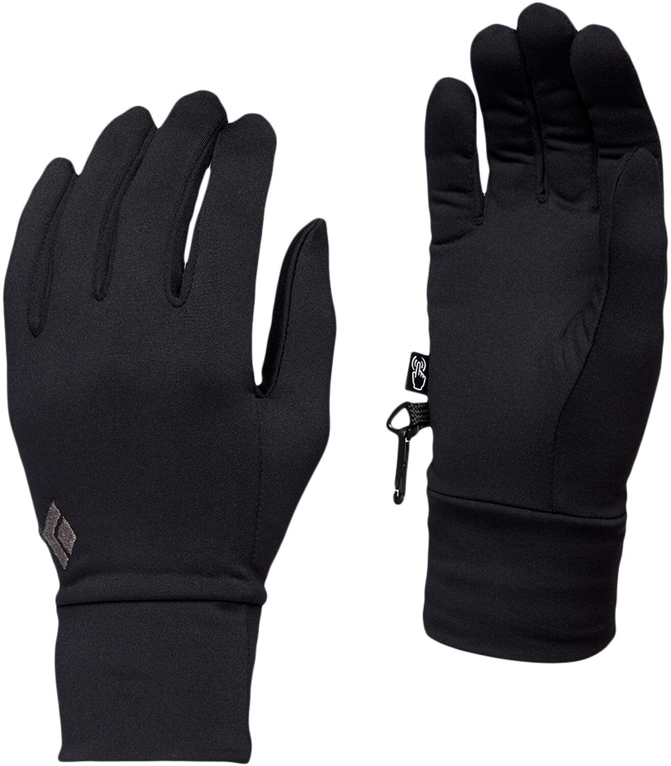 

Легкие перчатки для снятия экрана Black Diamond, черный