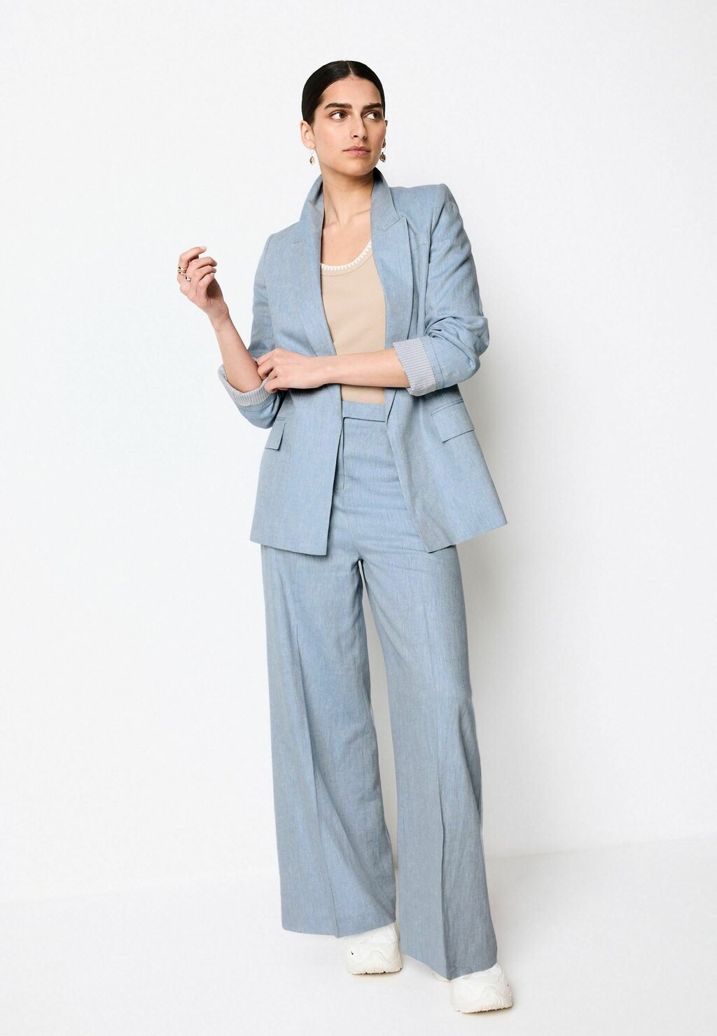 

Короткое пальто TEXTURED PETITE Next, цвет blue