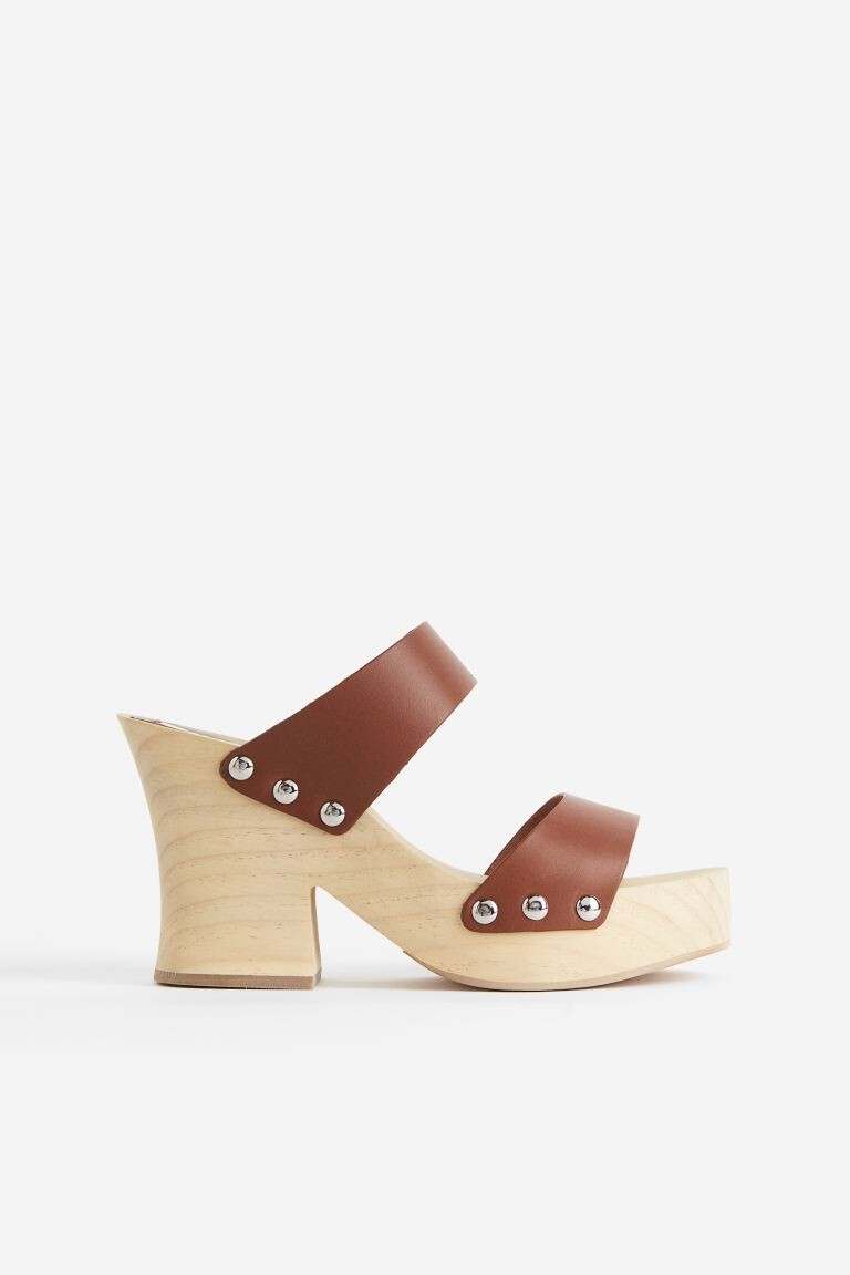 

Кожаные сандалии на платформе H&M