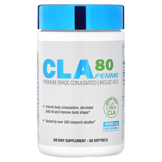 Конъюгированная линолевая кислота высшего сорта ALLMAX CLA80 Femme, 60 мягких таблеток
