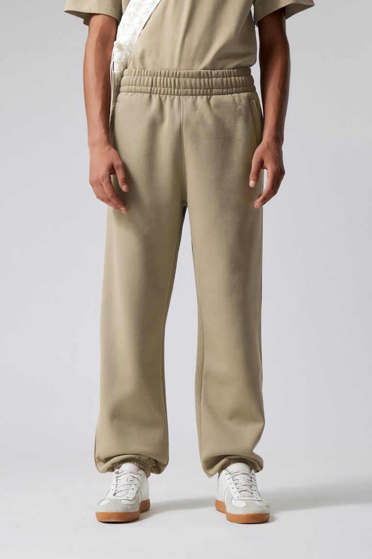 Тяжелые спортивные штаны свободного кроя H&M, серый