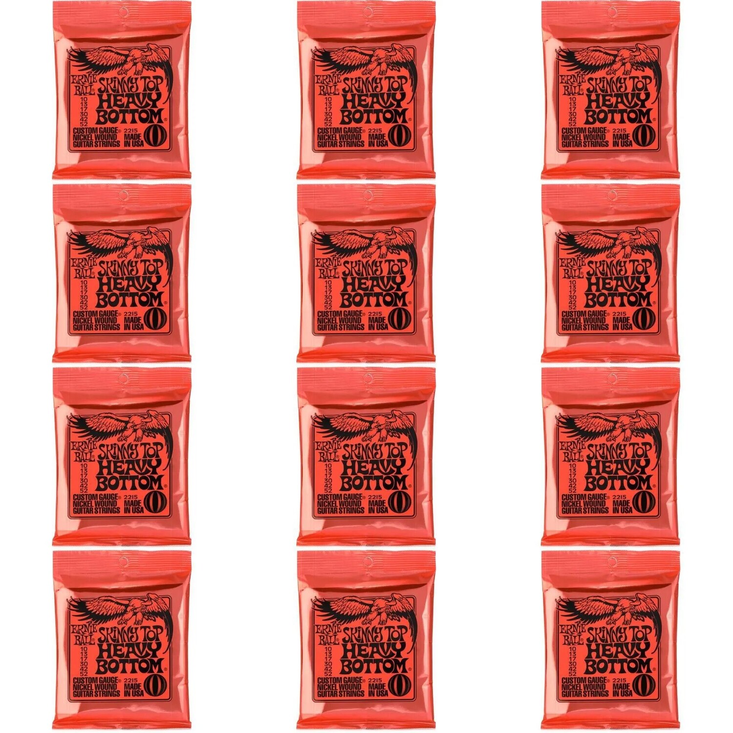 

Струны для электрогитары Ernie Ball 2215 Skinny Top Heavy Bottom Slinky с никелевой обмоткой — .010-.052 (12 шт. в упаковке)