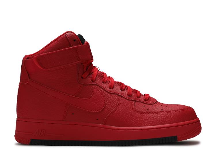 Nike air force 1 2025 womens red and black