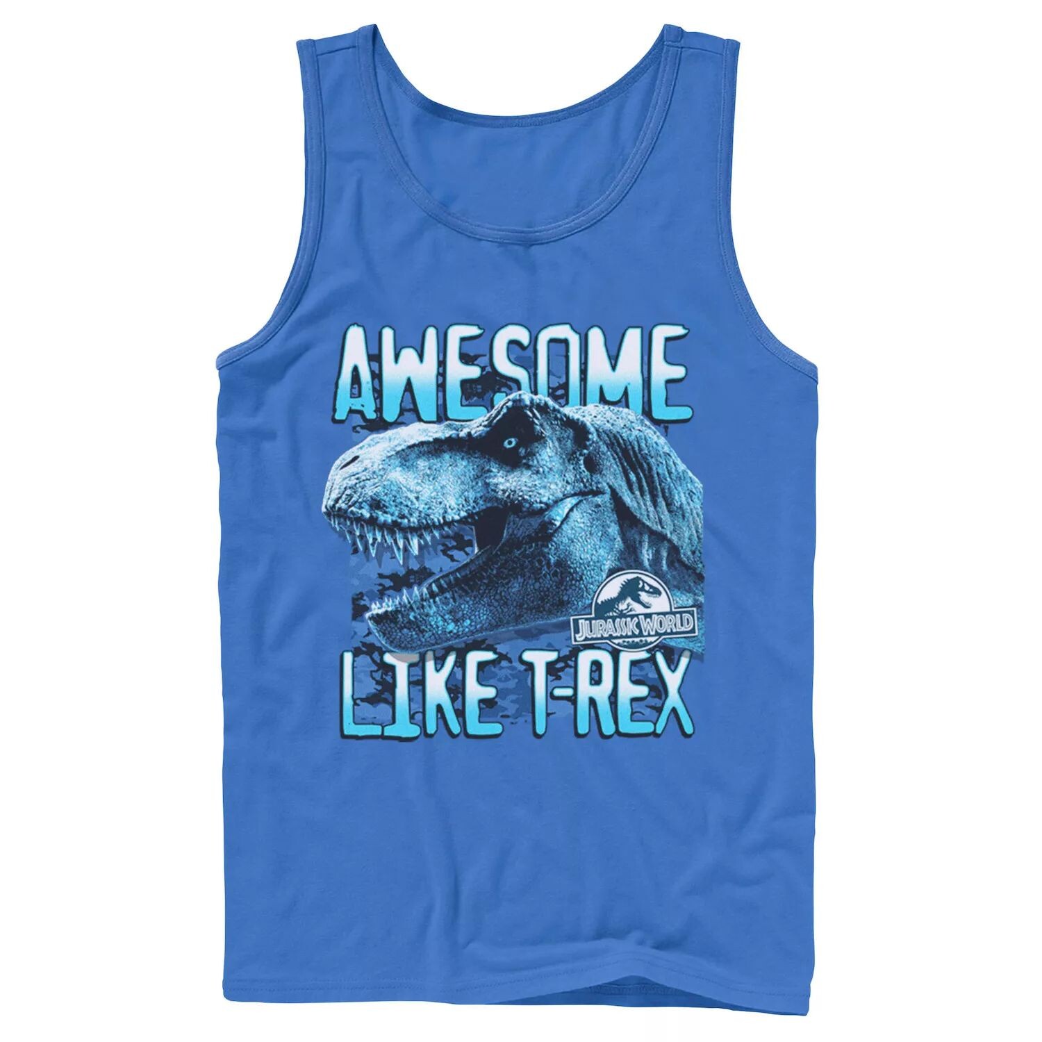 

Мужская майка Jurassic World Two Awesme Lke T-Rex Licensed Character