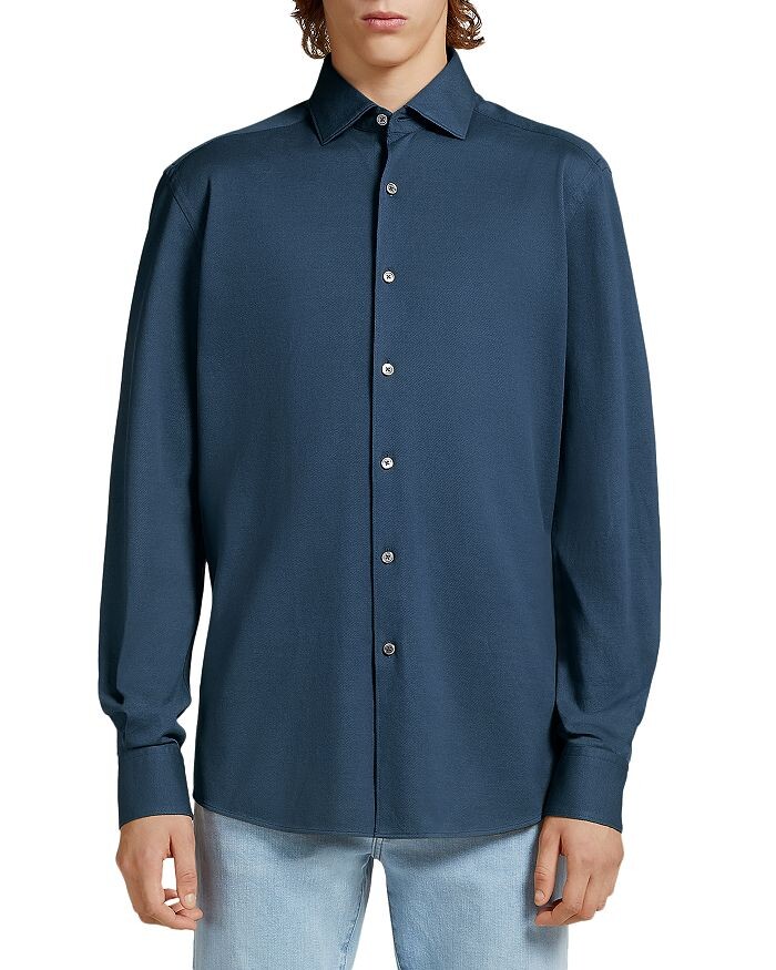 

Рубашка с длинным рукавом из джерси Zegna