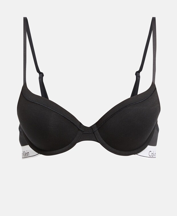 

Бюстгальтер на косточках, чашка B Calvin Klein Underwear, черный