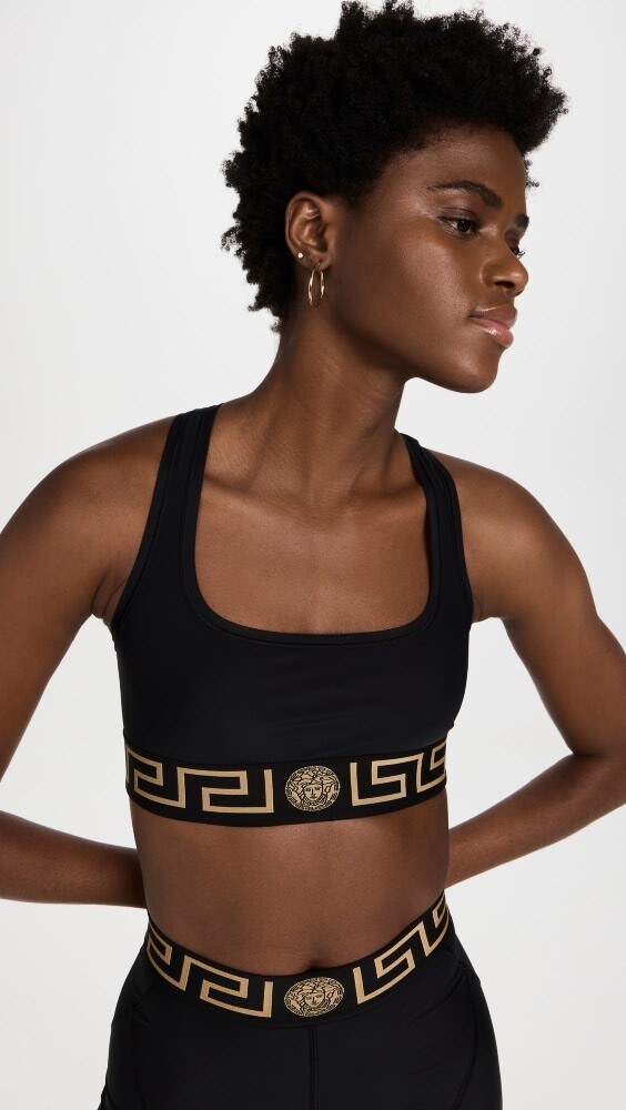 

Бюстгальтер Versace Iconic Sports, черный