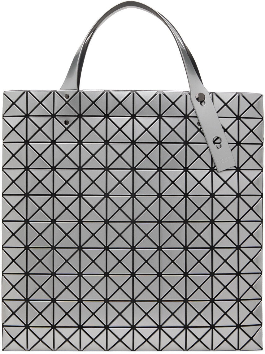 

Серебряная сумка-тоут с призмой BAO BAO ISSEY MIYAKE