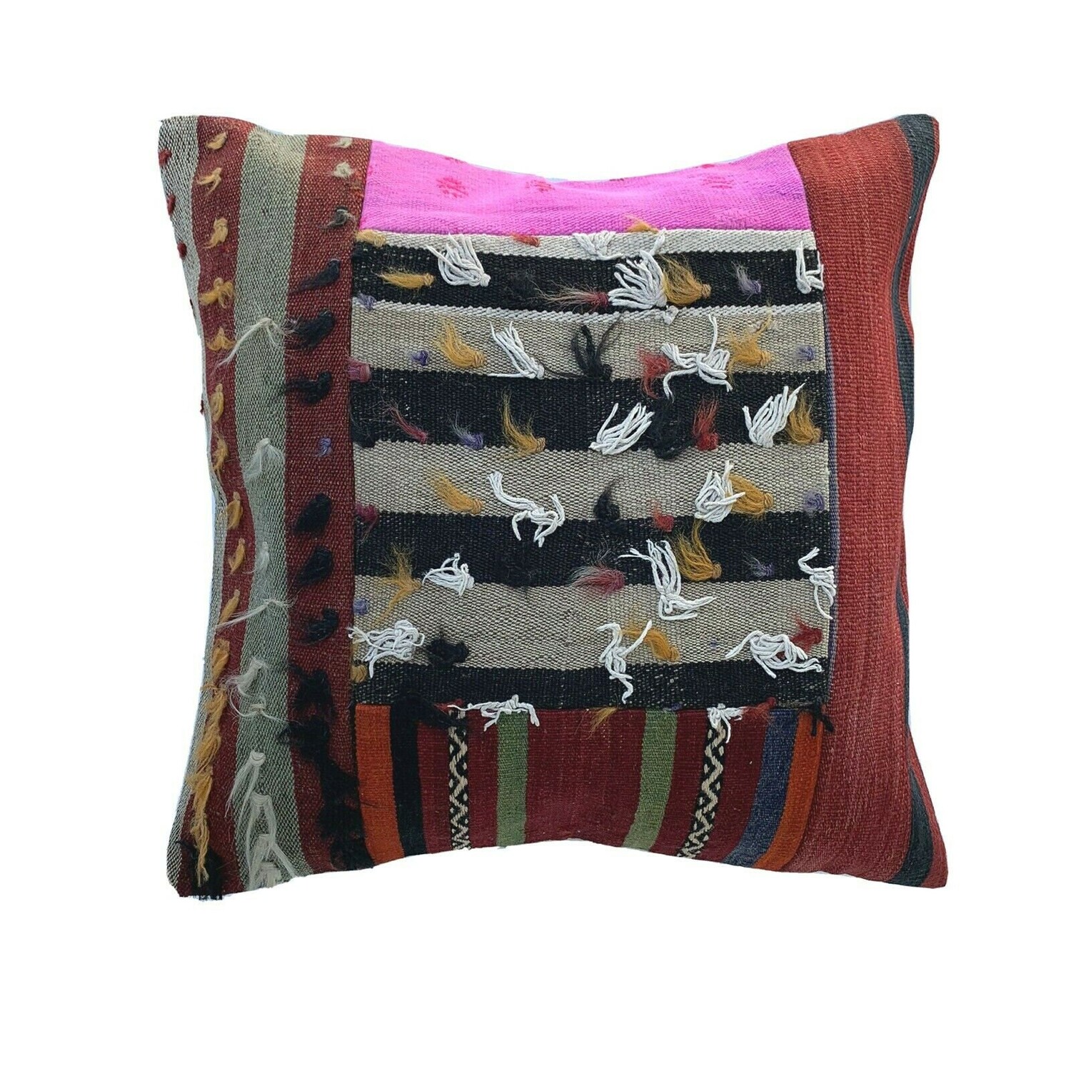 

Подушка Килим 55 x 55 см. Чехол на подушку Tapis Kelim Kilim, винтажная скамейка для медитации. Келим Теппич. Подушка Килим в стиле бохо. Килим. Диван. Турецкая подушка.