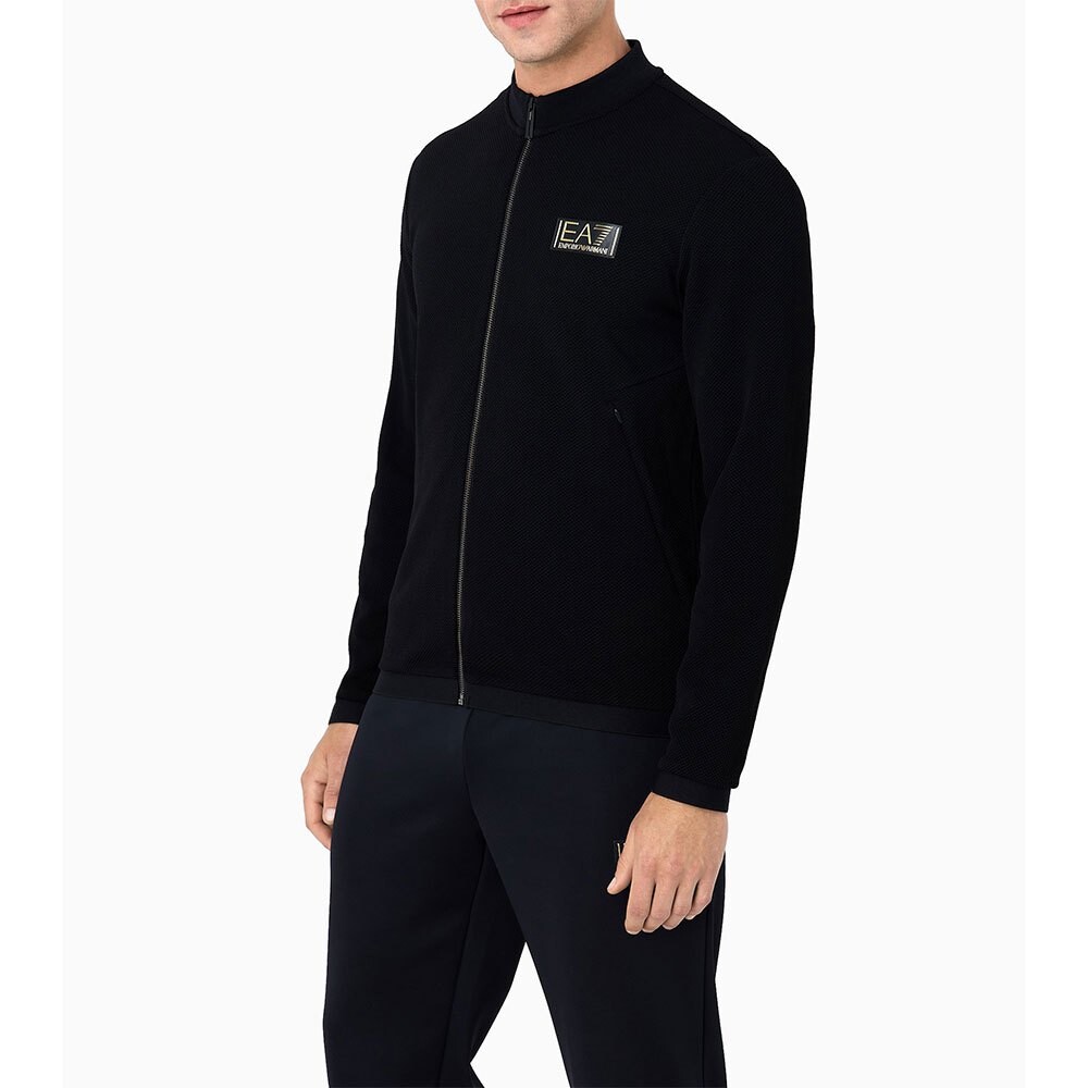 

Толстовка EA7 6Rpm40 Full Zip, черный