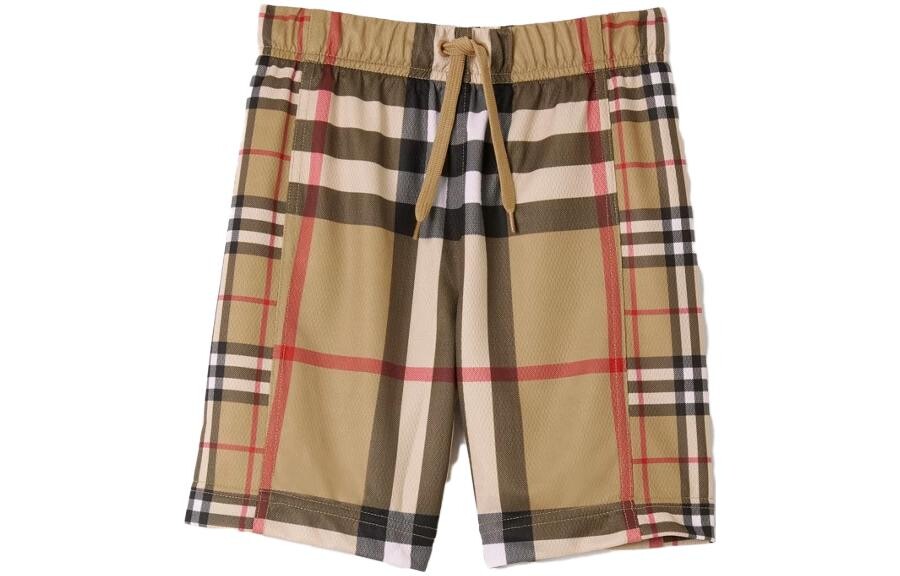 

Шорты Burberry, бежевый / красный