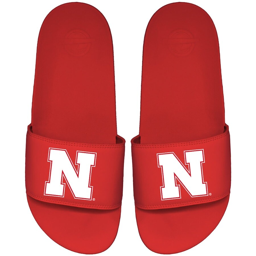 

Шлепанцы ISlide Nebraska Huskers, алый