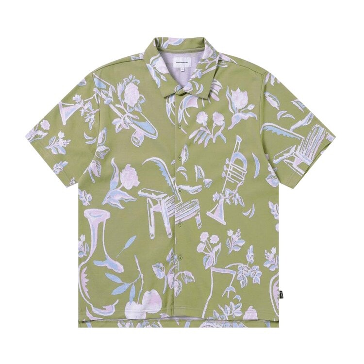 

Топ Thisisneverthat thisisneverthat Object Jacquard Button Up Top, зеленый