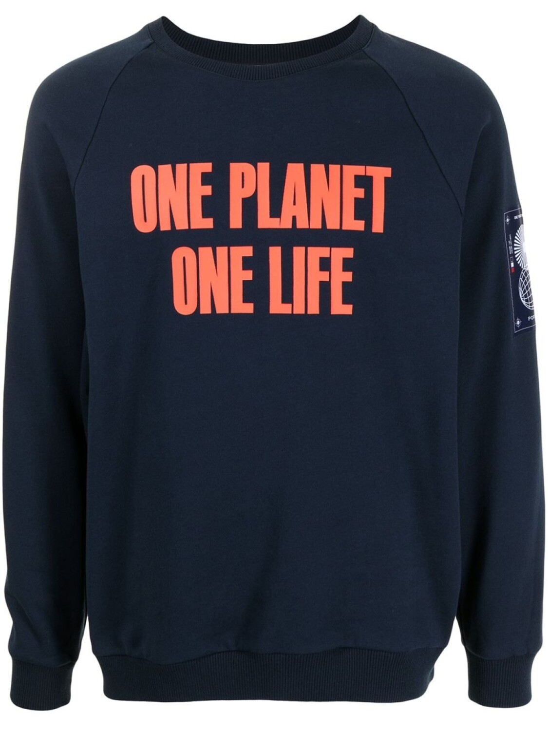 

Ports V толстовка с надписью One Planet One Life, синий
