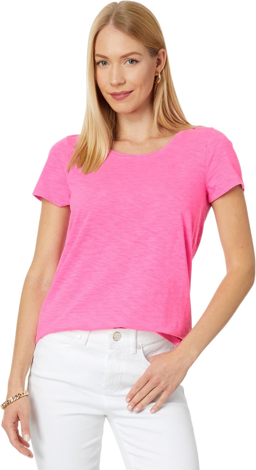 

Этта овальный вырез Lilly Pulitzer, цвет Aura Pink