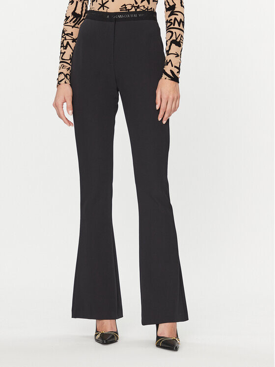 

Тканевые брюки узкого кроя Versace Jeans Couture, черный
