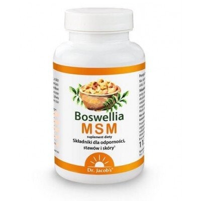 

Dr. Jacobs, Boswellia Msm, пищевая добавка, 90 таблеток.