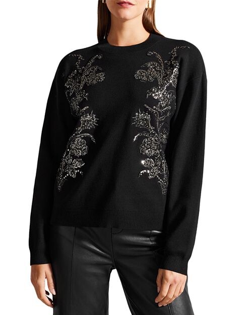 

Украшенный свитер Ted Baker, цвет Black