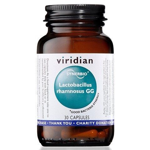 

Пробиотик в капсулах Viridian Synerbio Lactobacillus Rhamnosus GG, 30 шт