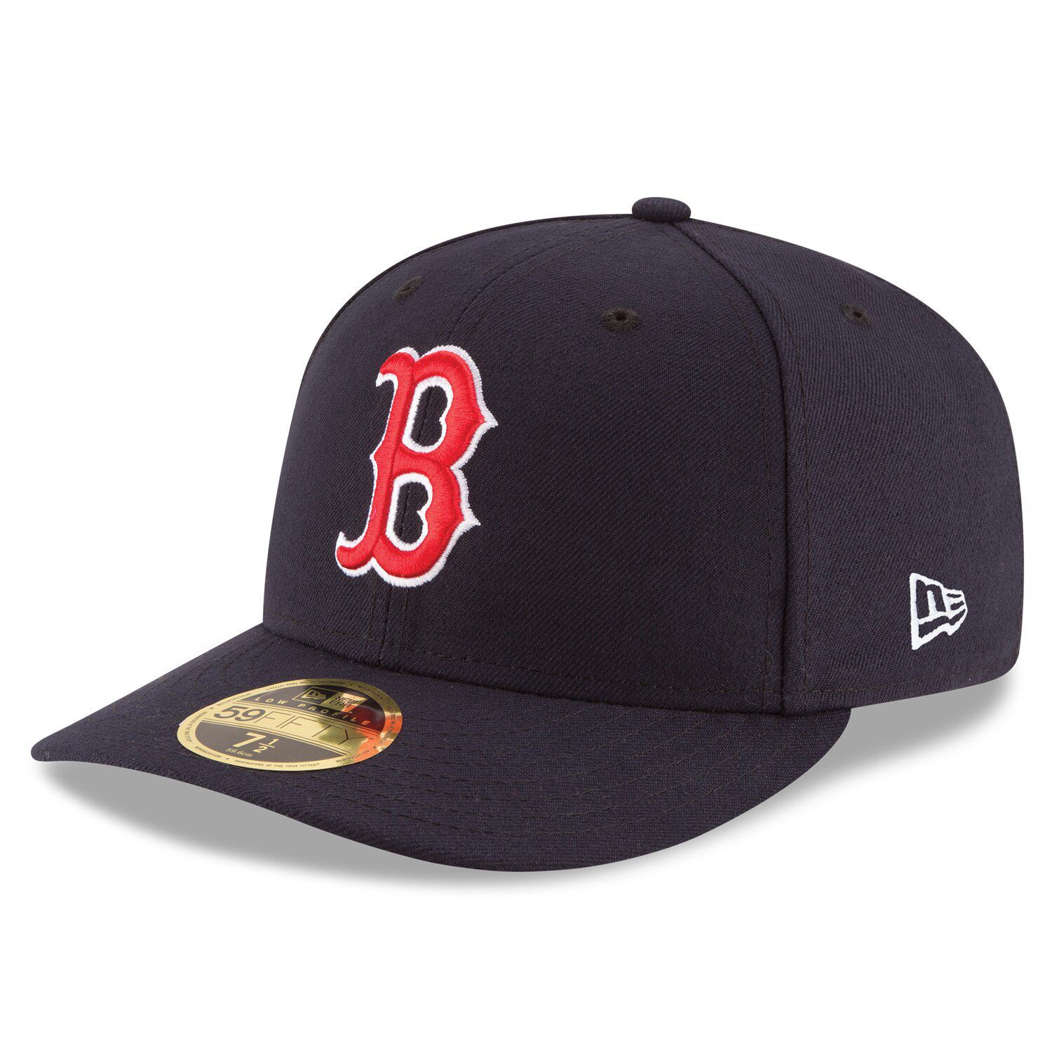 Мужская бейсболка New Era Navy Boston Red Sox Authentic Collection On Field  Низкопрофильная игра 59FIFTY Облегающая шляпа