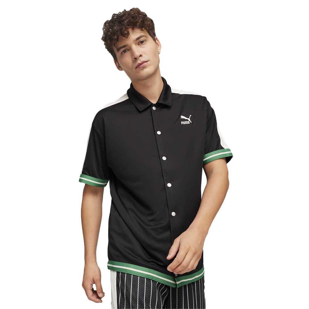 

Рубашка с коротким рукавом Puma T7 For The Fanbase S, черный