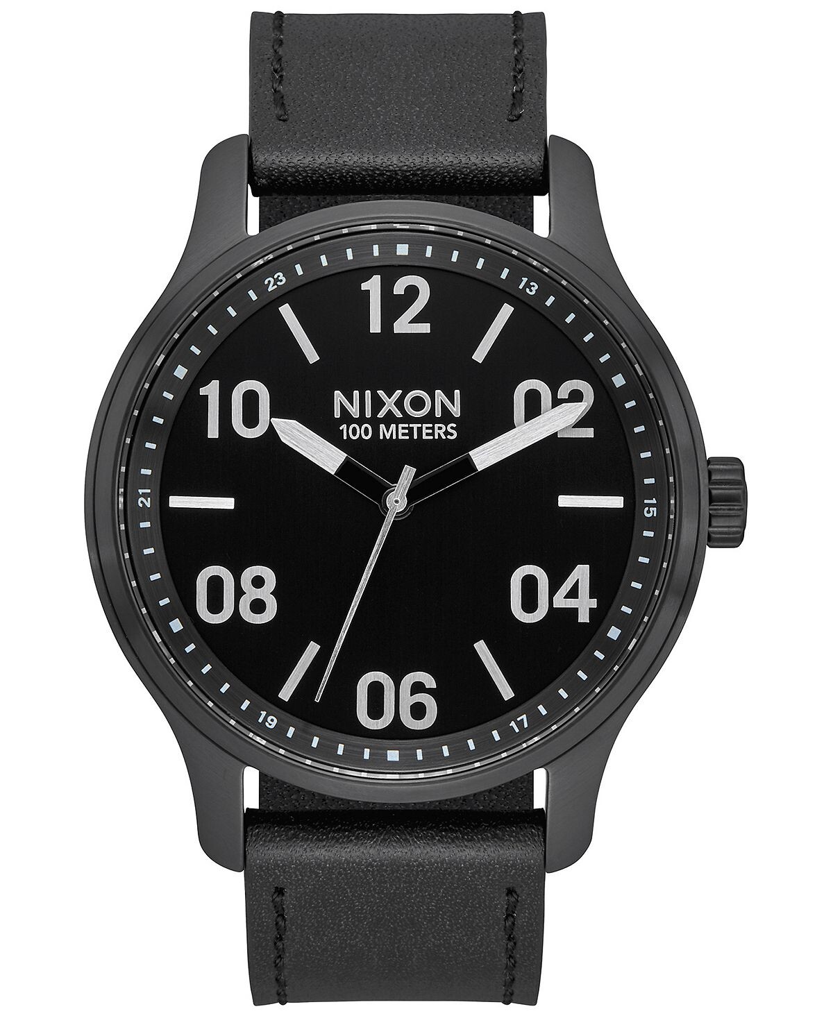 

Мужские часы Patrol с кожаным ремешком, 42 мм Nixon
