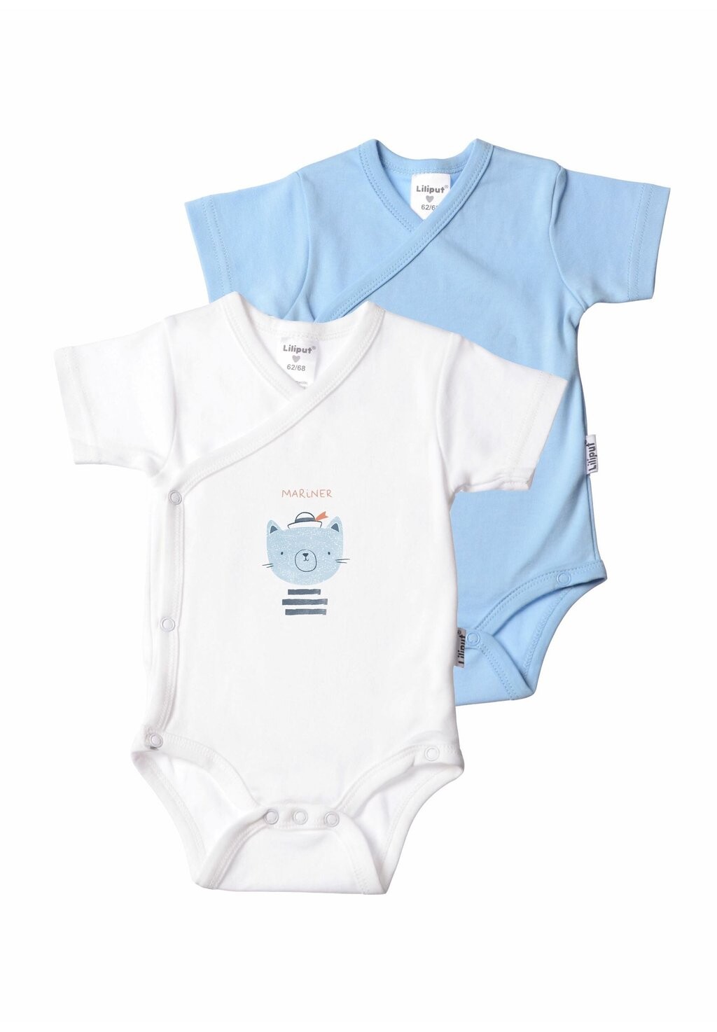

Боди KURZARM 2ER PACK MARINER Liliput, цвет weiß/hellblau