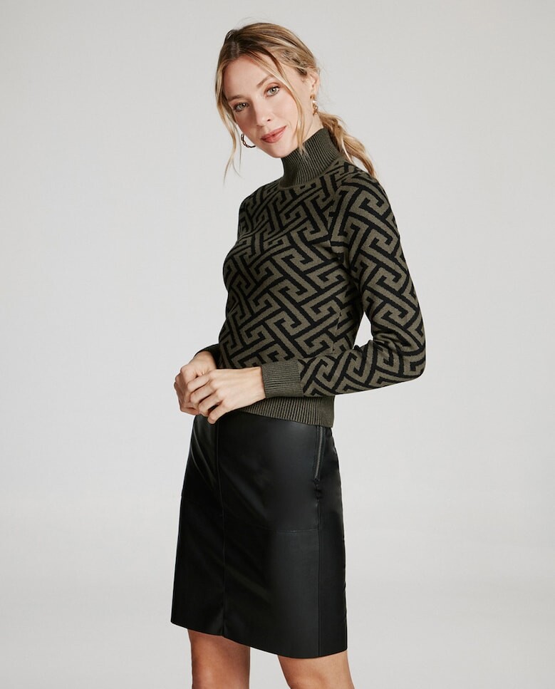 

Женский свитер тонкой вязки с принтом Vero Moda