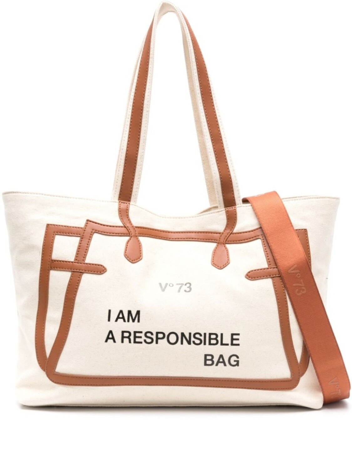 

V°73 сумка на плечо Responsibility Must из канваса, нейтральный цвет
