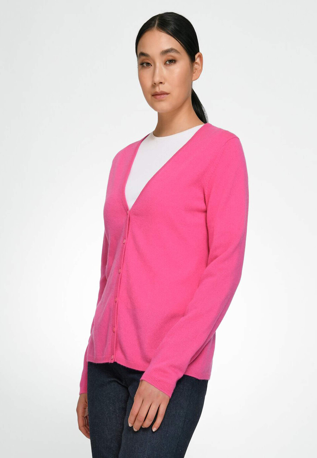 

Толстовка PETER HAHN Strickjacke Cashmere, розовый