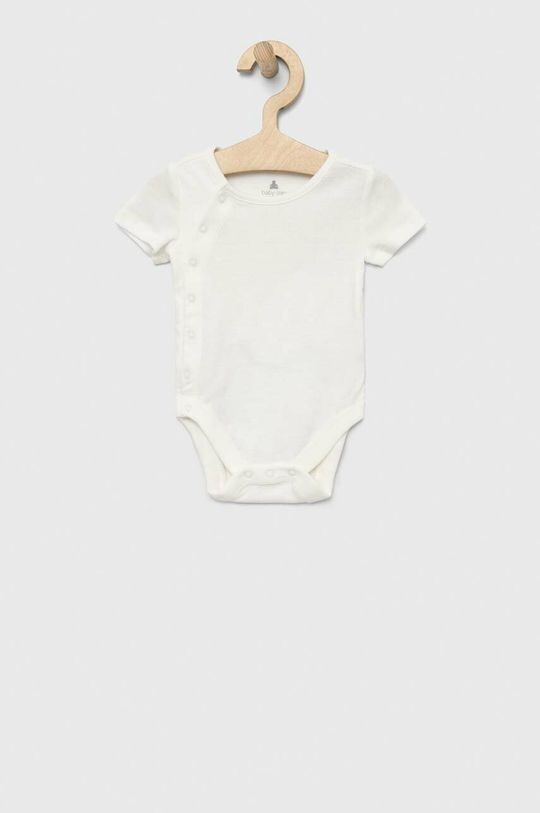 

Хлопковое боди для новорожденных Gap, белый