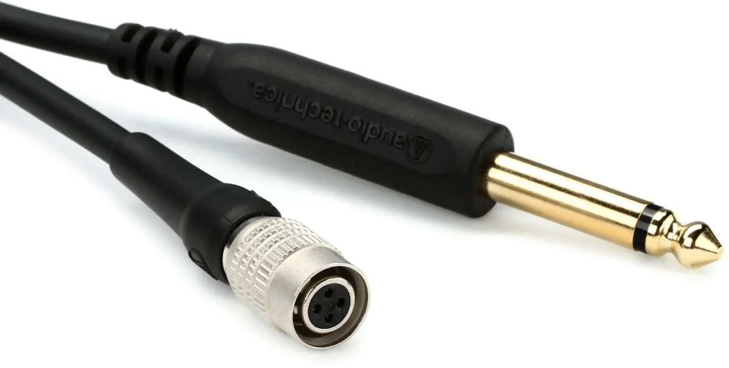 

Гитарный кабель Audio-Technica AT-GcW для беспроводных поясных передатчиков