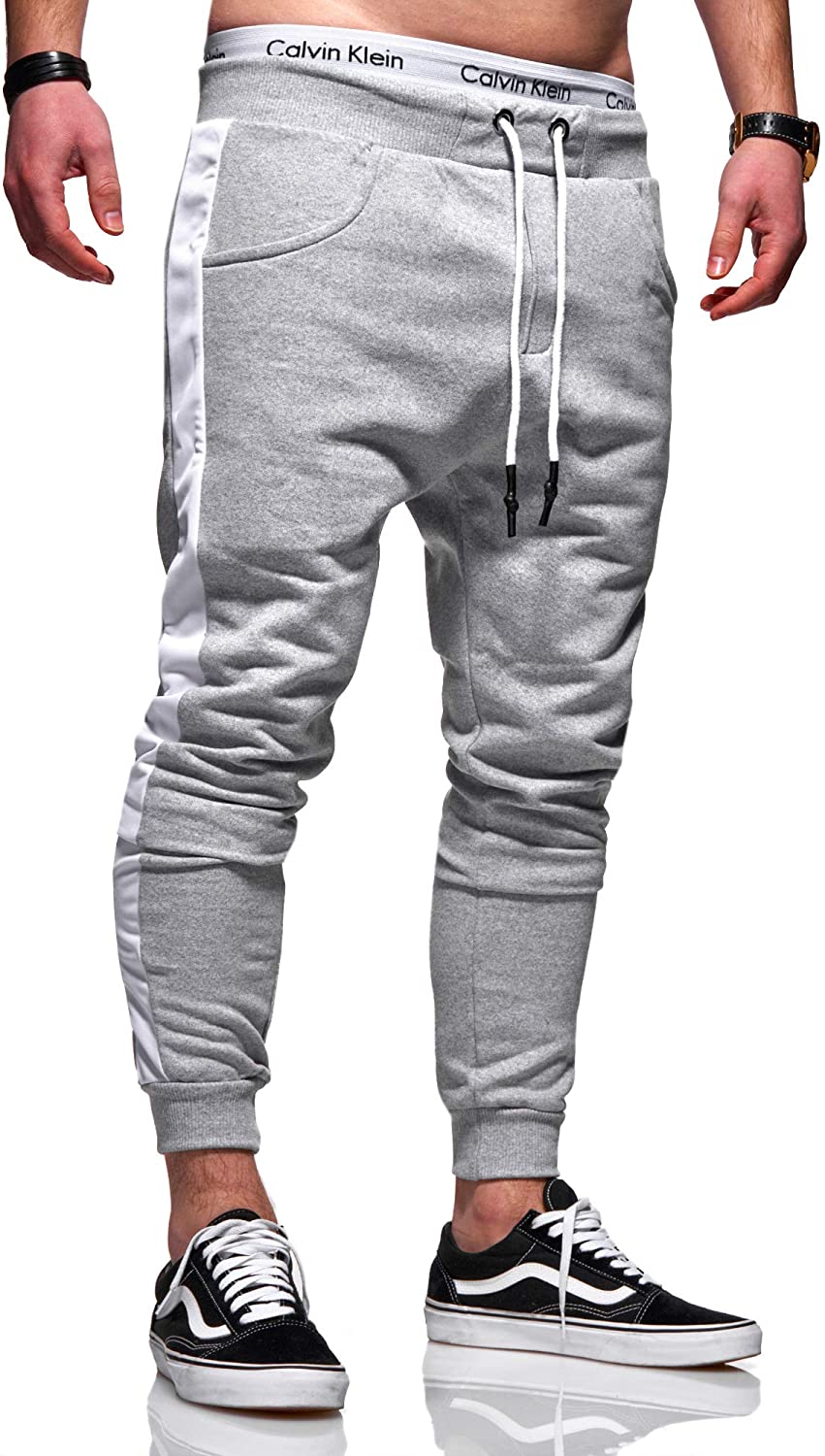 Тканевые брюки behype Jogging TRACK, серый
