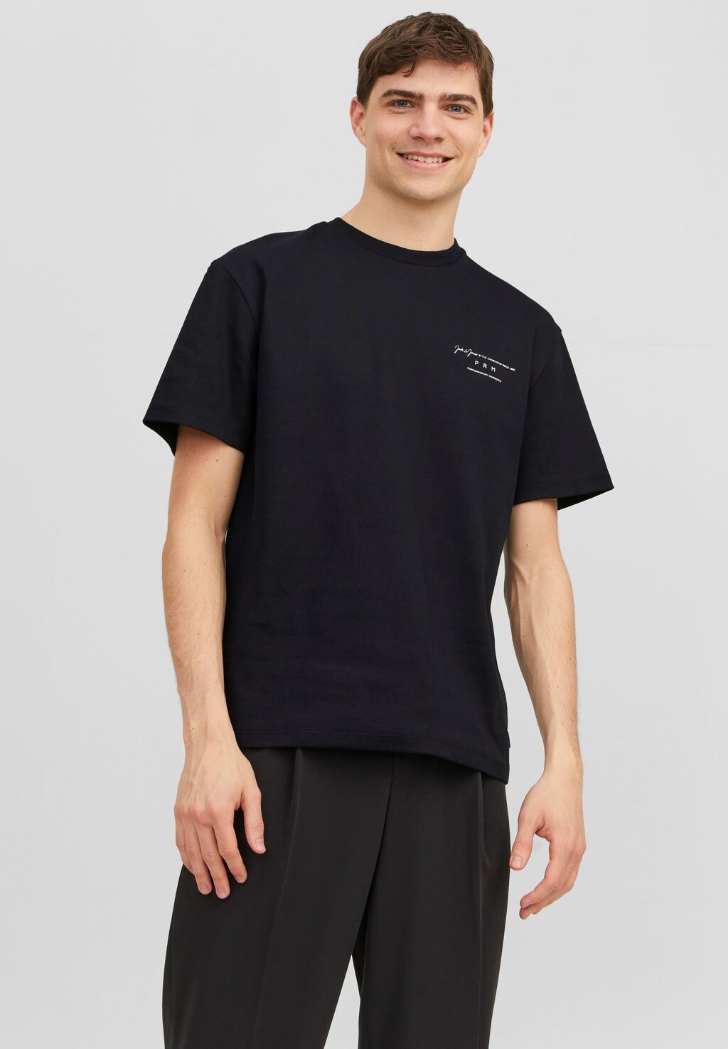 

Футболка с принтом BRANDING CREW NECK Jack & Jones, черный