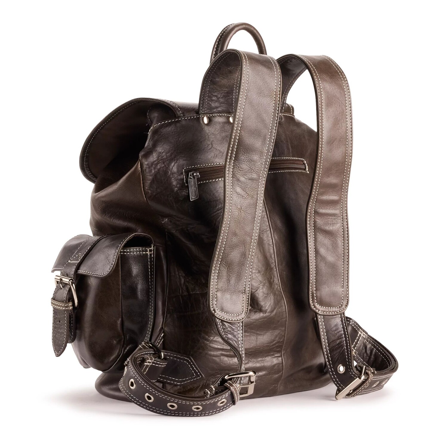 

Темно-коричневый кожаный рюкзак AmeriLeather Vacationer Jumbo AmeriLeather