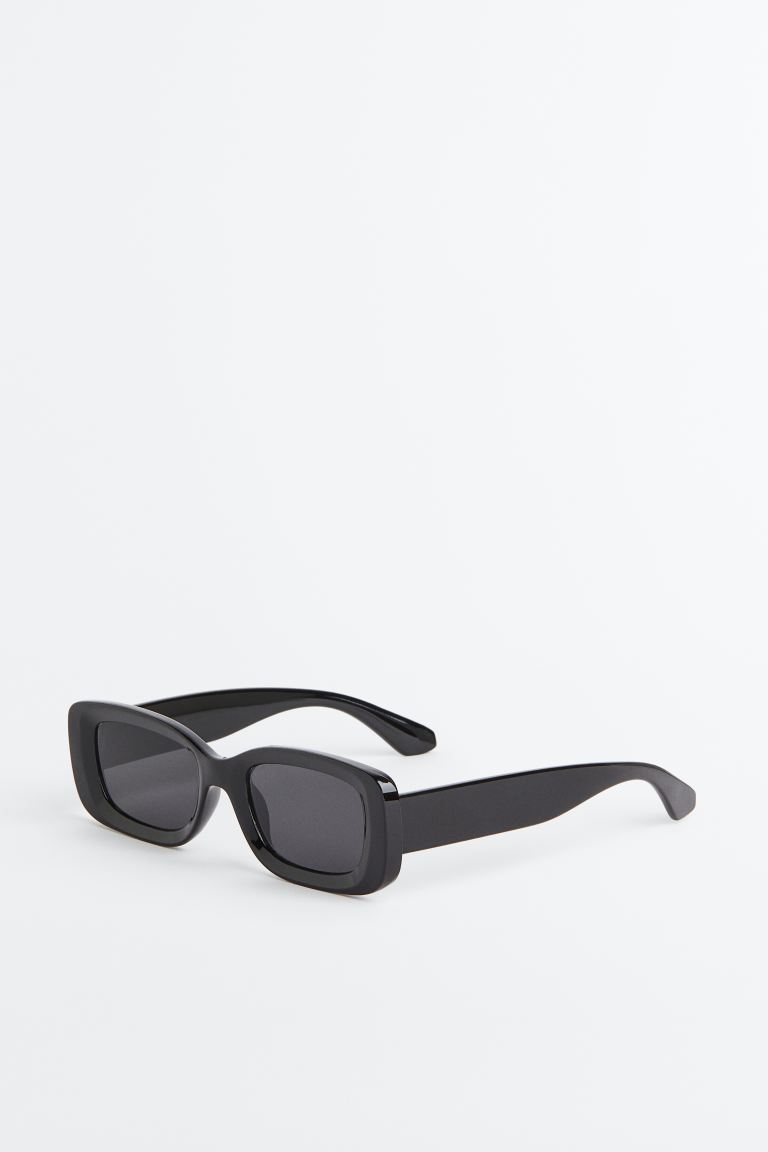 Прямоугольные солнцезащитные очки H&M, черный