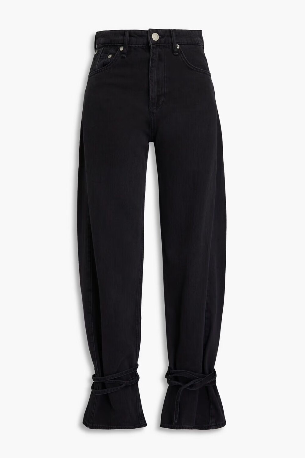 

Зауженные джинсы с высокой посадкой Rag & Bone, черный