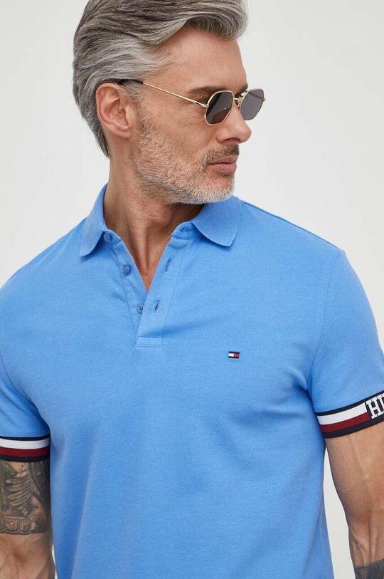 

Поло Tommy Hilfiger, синий