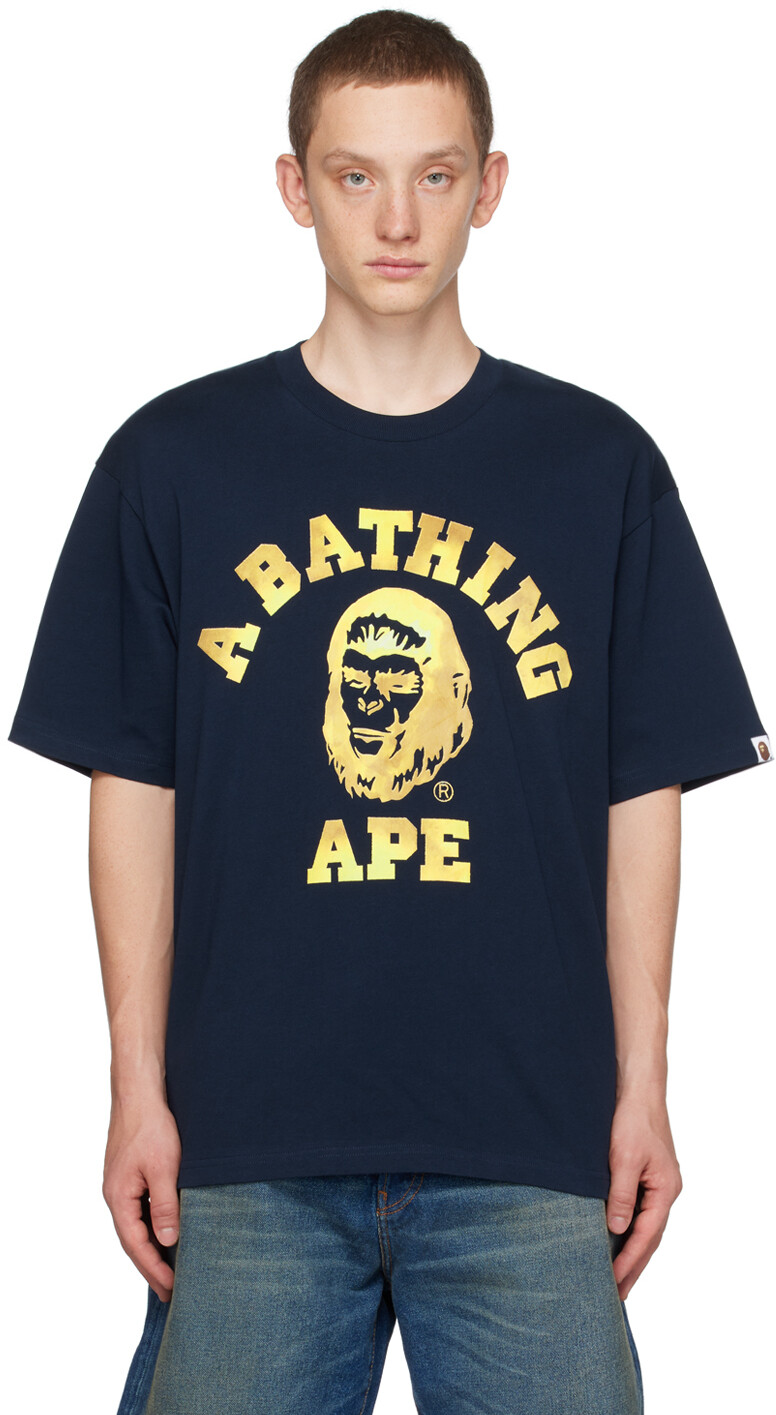 

Футболка BAPE Navy College