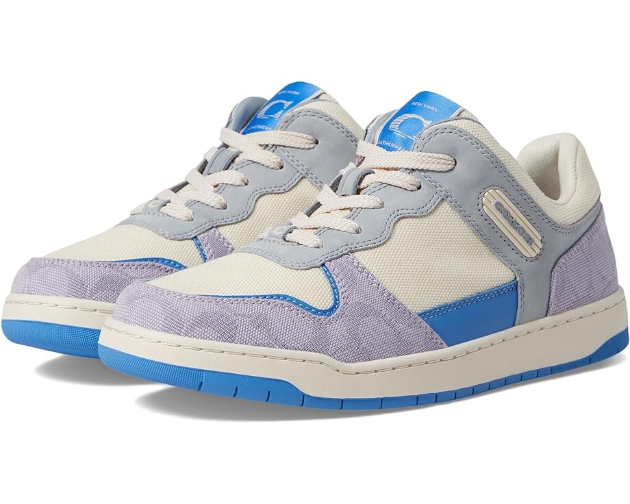 

Кроссовки COACH C201 Canvas, цвет Chalk/Soft Purple
