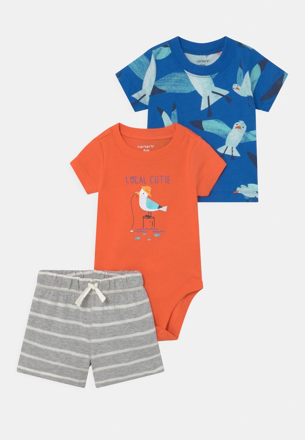 

Футболка с принтом BLUE SEAGULL Carter's, цвет blue