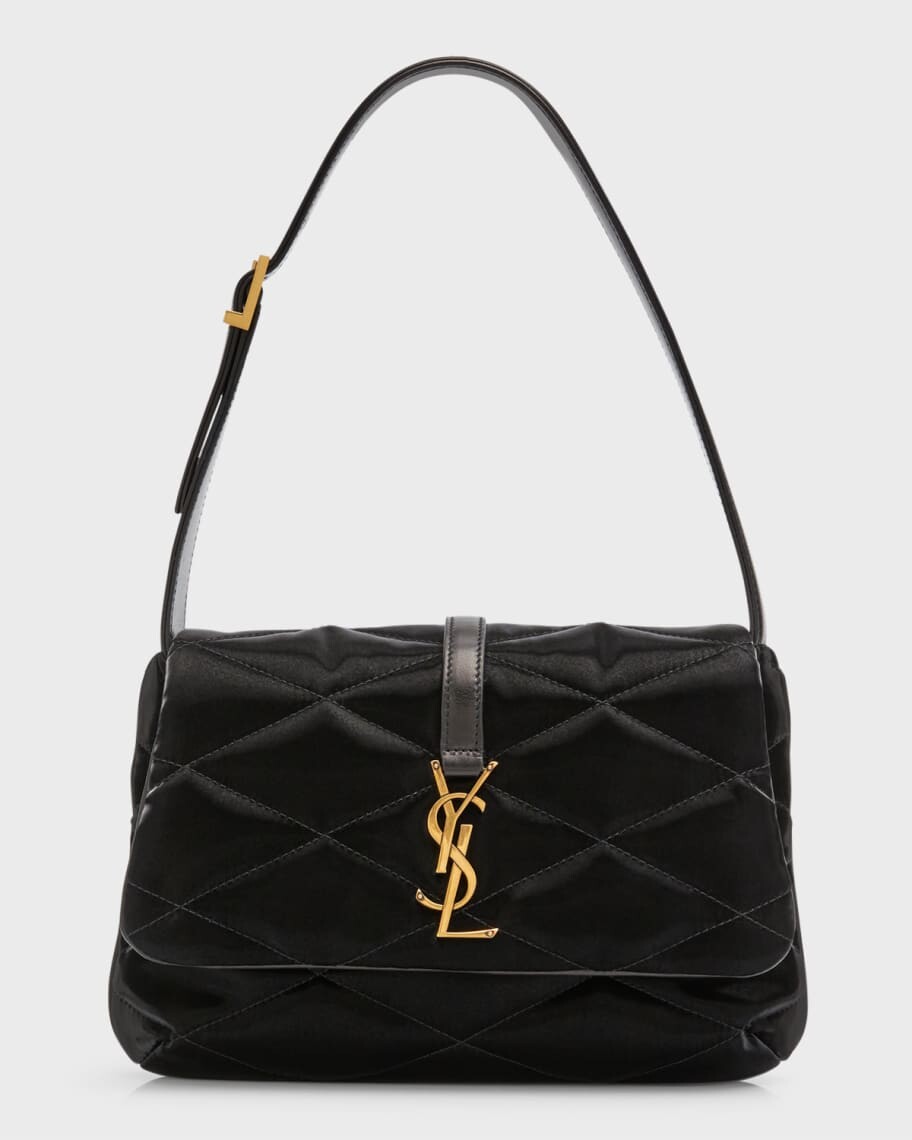

Стеганая бархатная сумка через плечо Le 5A7 Saint Laurent