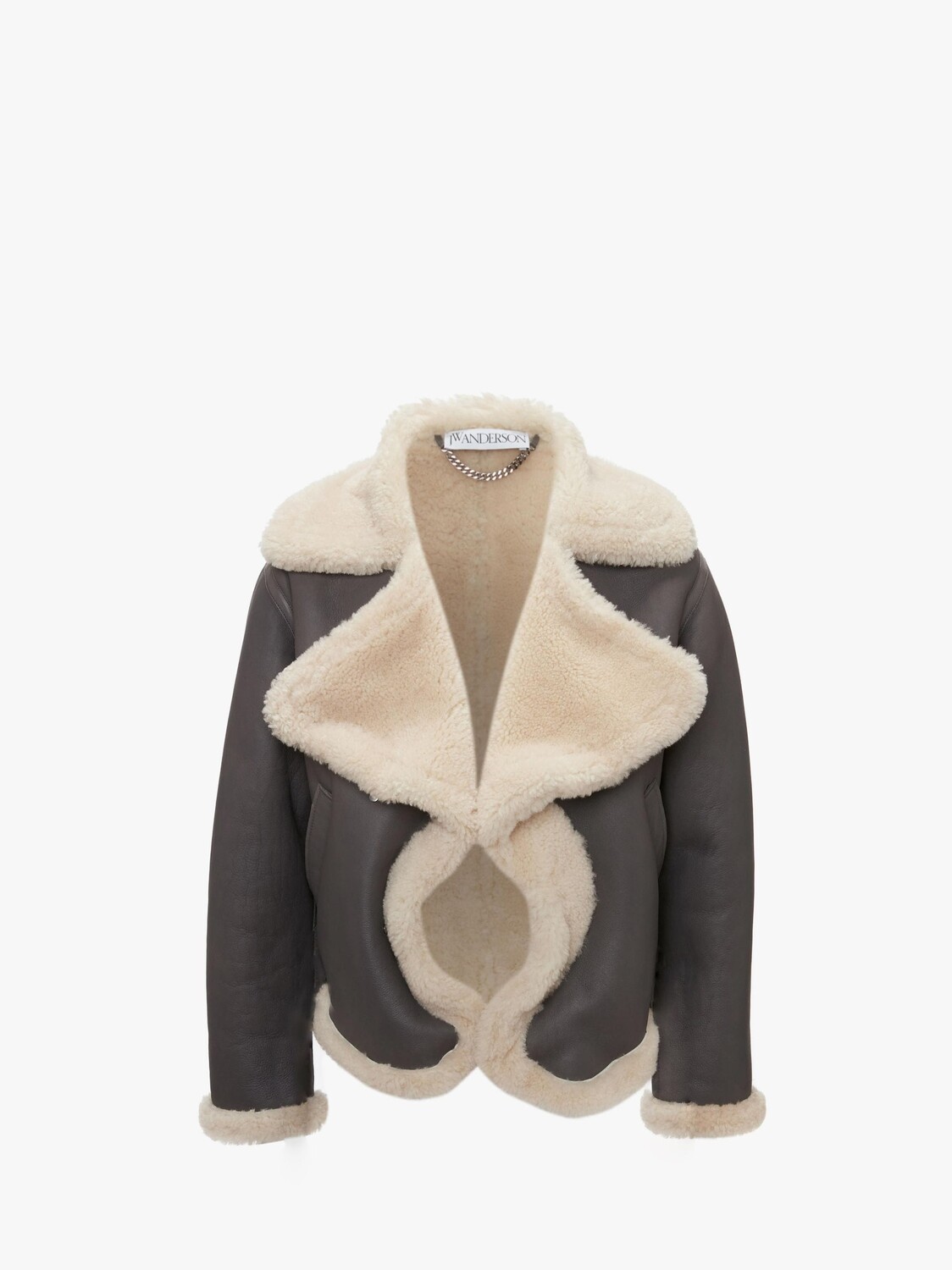 

Куртка авиатор JW Anderson, серый / белый